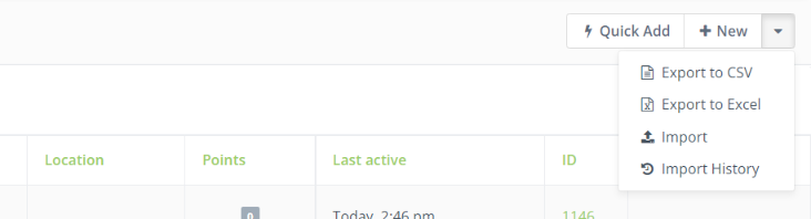 How do I see my recent imports? – Adaptix