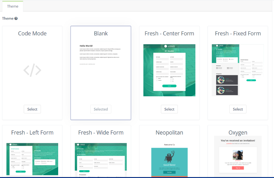 Use a template for your Adaptix page – Adaptix