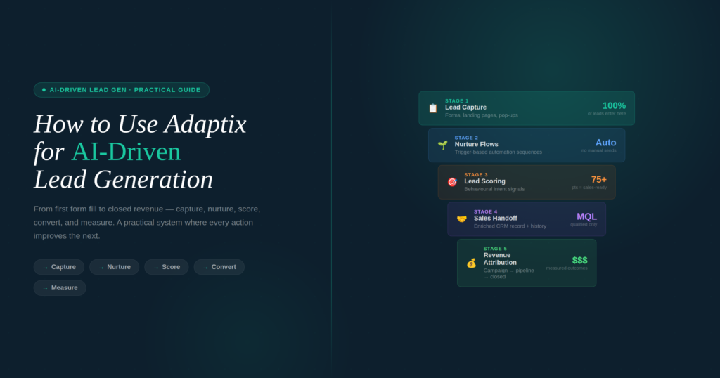 How to Use Adaptix for AI-Driven Lead Generation - Adaptix