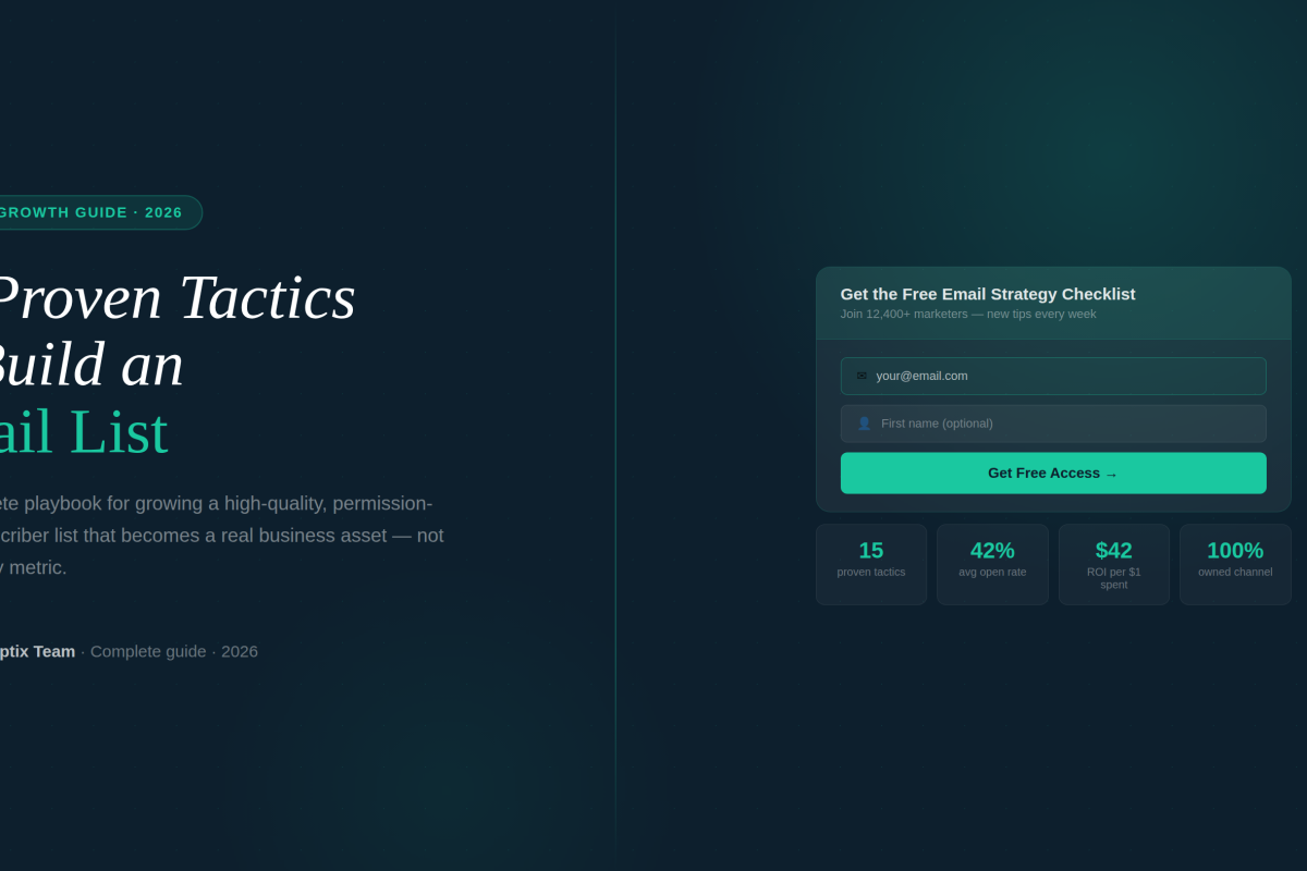 How to Build an Email List in 2026